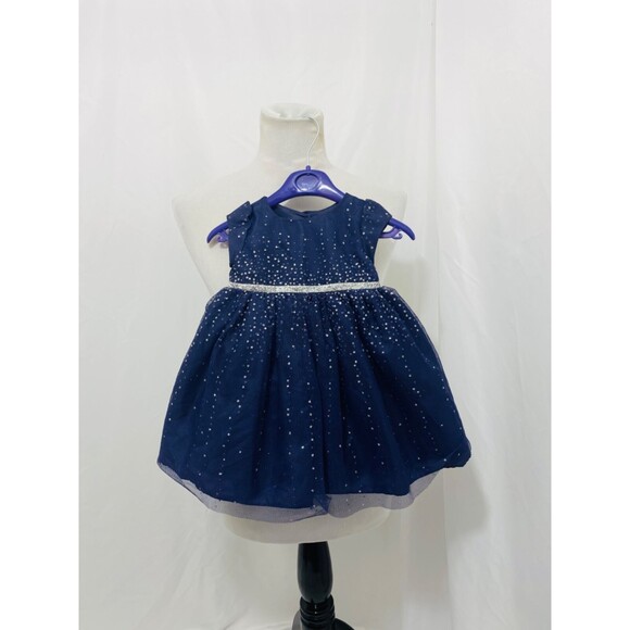 Cherokee Infant Girl’s Dress Purple sparkle Sleeveless Size 6 Months - Picture 2 of 6